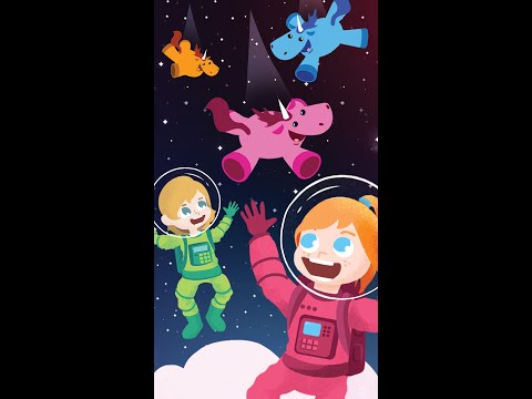 Unicorn Catch Adley And Niko Race To Save Unicorns Falling From Outer Space In Playspace! Shorts