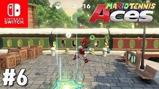 Mario Tennis Aces Adventure Story Mode Walkthrough Snowfall Mountain Station Shy Guys