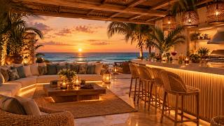Cozy Beach Lounge | Kitchen bar at Golden Hour | Soft piano for 1 hour screenshot 5