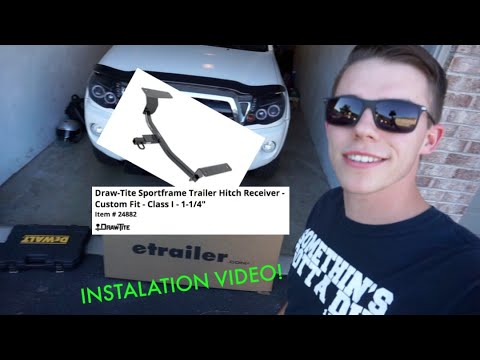 Install Hitch on a 2012 Chevy Cruze - YouTube