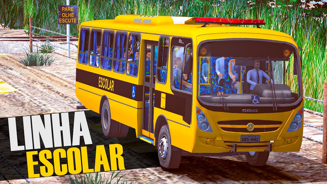 ONIBUS ESCOLAR NAS RUAS DE LAMA !!! PROTON BUS SIMULATOR - G27