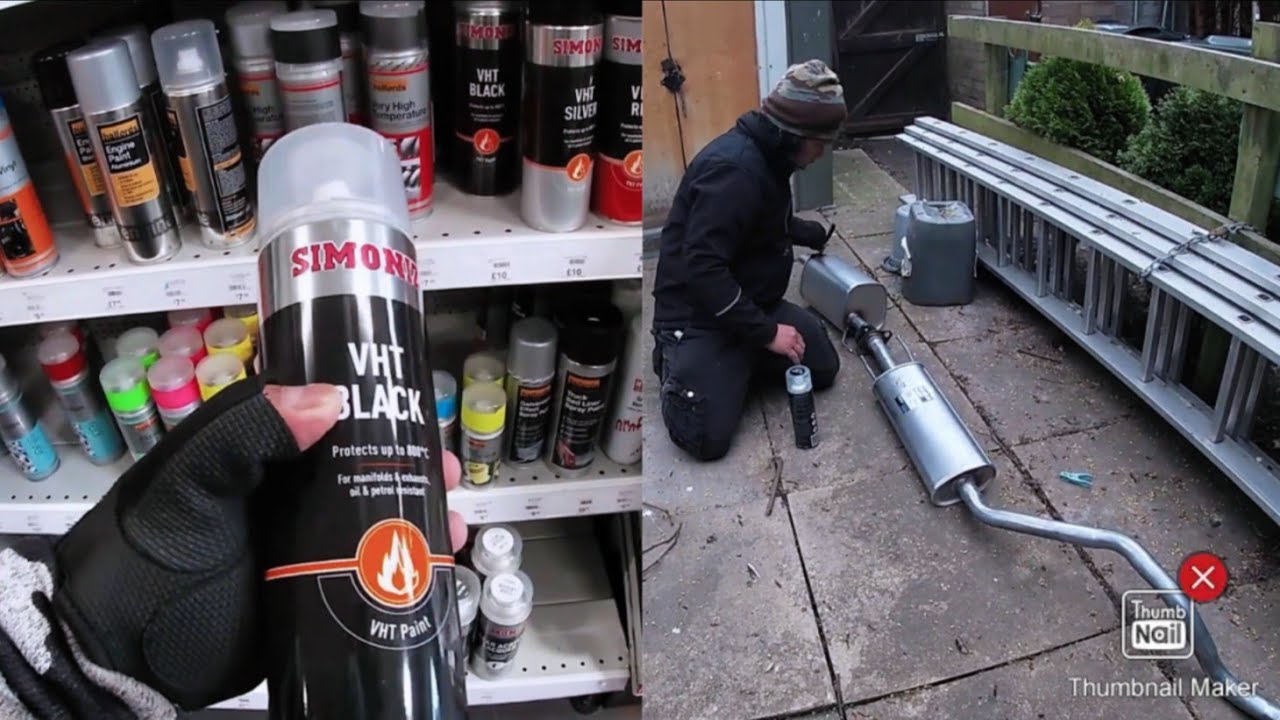 How to paint your car exhaust pipe Tips! mga ka Tropa... PART 1 YouTube