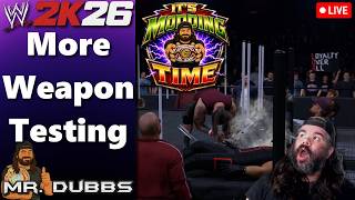 Late Night Weapon Testing In WWE 2K26