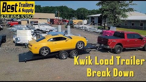How to Load and Unload a Vehicle on a Kwik Load Rollback Trailer | Easy Car Hauler Demo