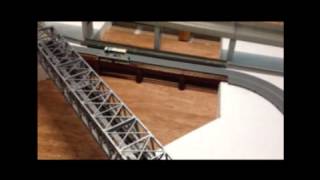 Testing: N Scale Tomytec Tram and Moving Bus System