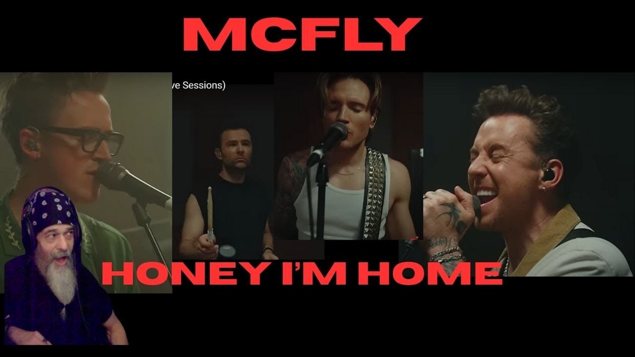 MCFLY - HONEY I'M HOME (POWER TO PLAY LIVE)- THE GUYS GET DEEP! - METAL DUDE*MUSICIAN (REACTION)