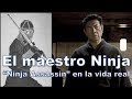 El maestro NINJA DEL CINE Sho Kosugi (artista marcial DE la vida real)
