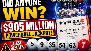 NO JACKPOT WINNER 905 MILLION Powerball Results Revealed