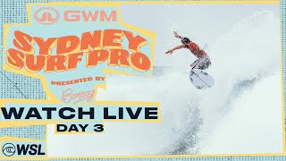 WATCH LIVE GWM Sydney Surf Pro pres by Bonsoy 2024 - Day 3