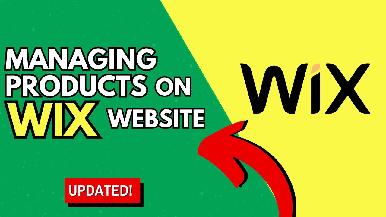 How to Manage Your Products on Your Wix Website - YouTube
