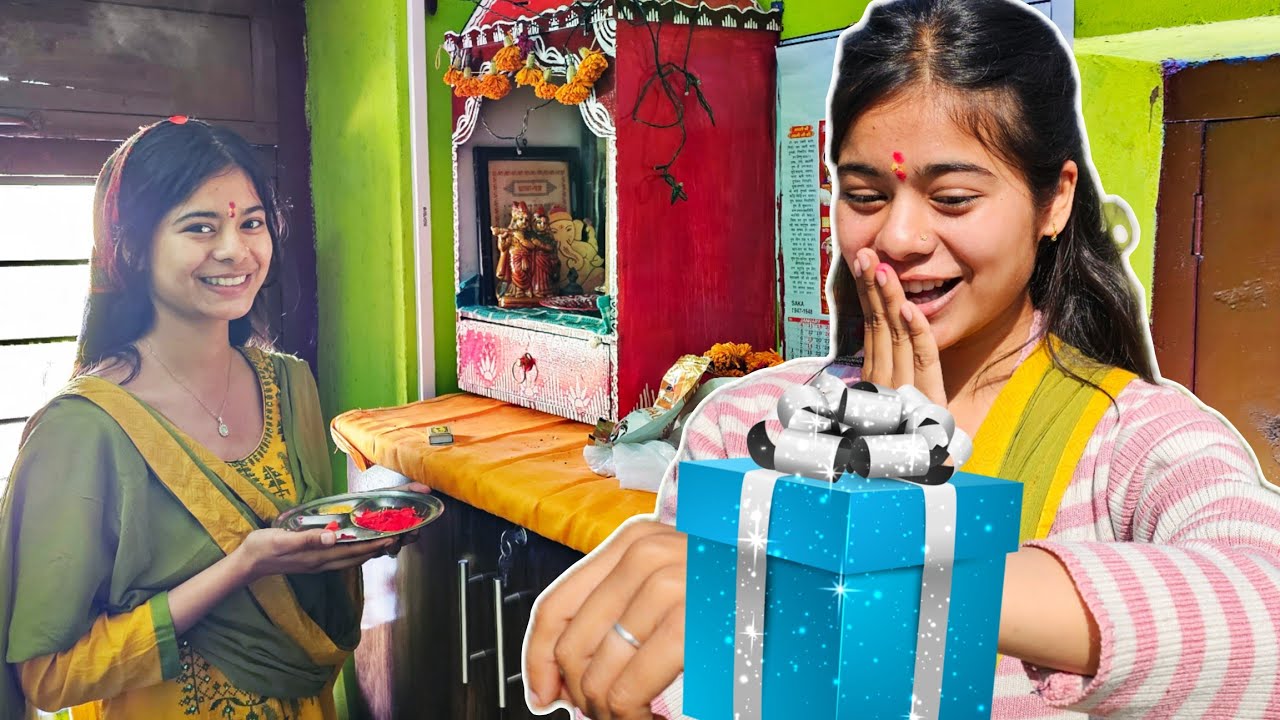 महाशिवरात्रि के दिन वैशाली को दिया स्पेशल गिफ्ट 🤩🎁 !! Pahadi Lifestyle Vlogs || Daily Vlogs