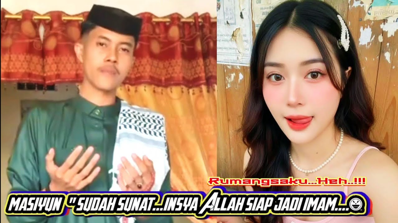 masiyun udah sunat..... adek manis. !!! Insyaallah siap jadi imam..🙏