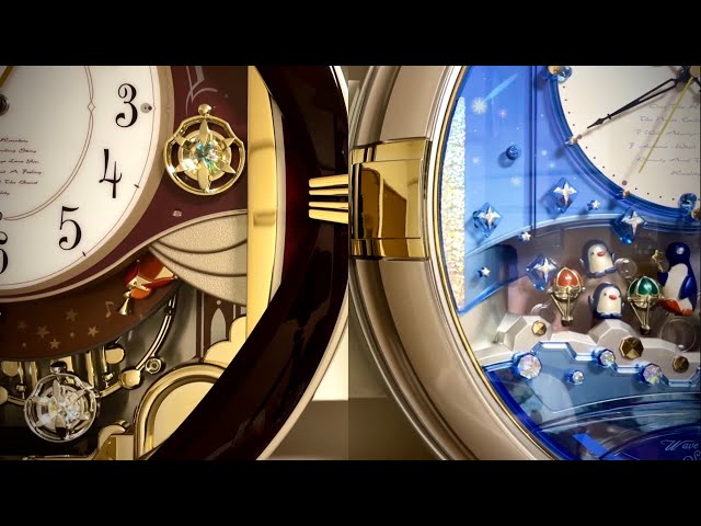 夢の競演】SEIKO WaveSymphony RE552S×RE553B からくり時計 - YouTube