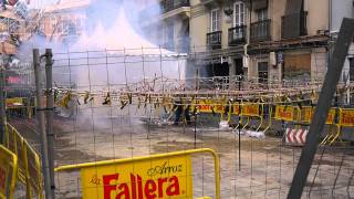 Mini Mascletá Pirotecnia Caballer, Falla Convento Jerusalen, Fallas 2011.
