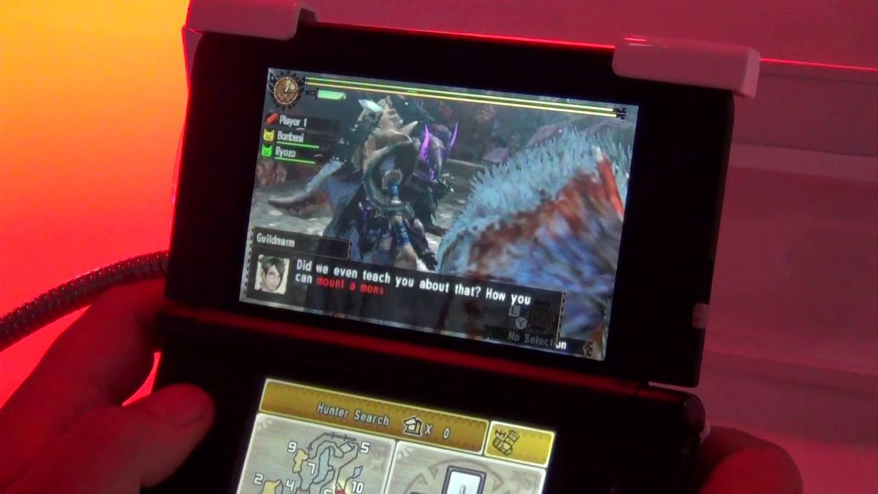 Monster Hunter 4 Ultimate - off-screen footage