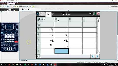 Correlation Coefficient on a TI-Nspire
