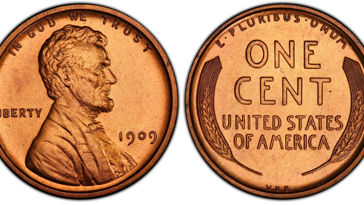 1909 VDB penny history (13th coin history) YouTube