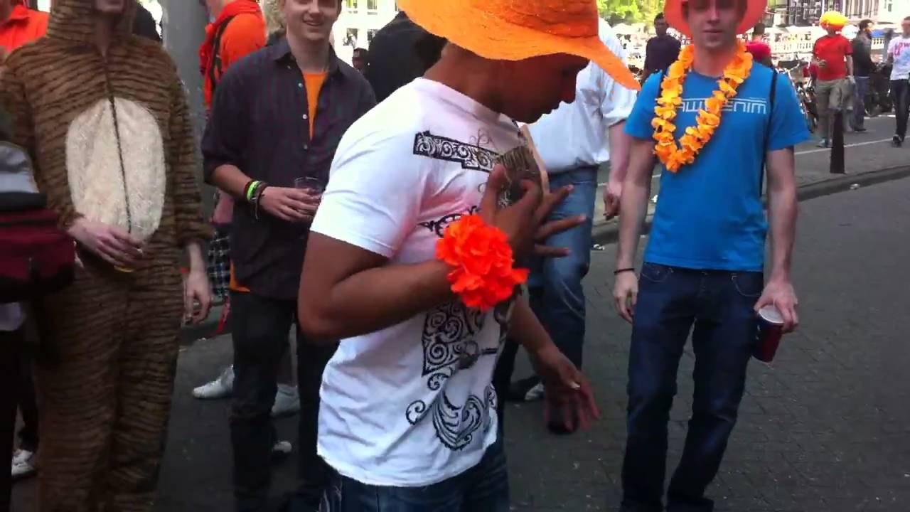 Freestyle dancing @Queensday Amsterdam 2.MOV