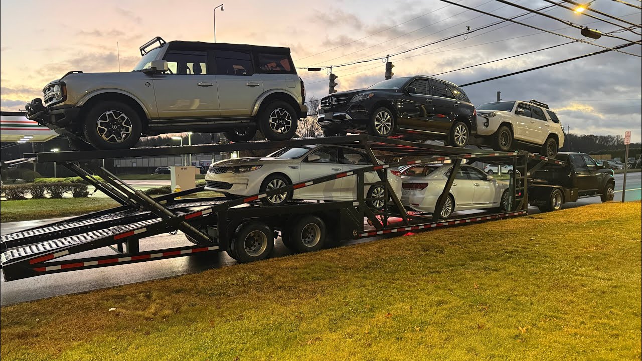 DAY IN THE LIFE | CDL |  HOTSHOT CAR HAULER