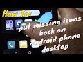 Quick Tips: Locate Missing App/Icons  on Android smartphone