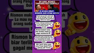 Di Luar Koar2 Tantang Roy Suryo Di Acara Debat Rismon Jadi Ayam Sayur 