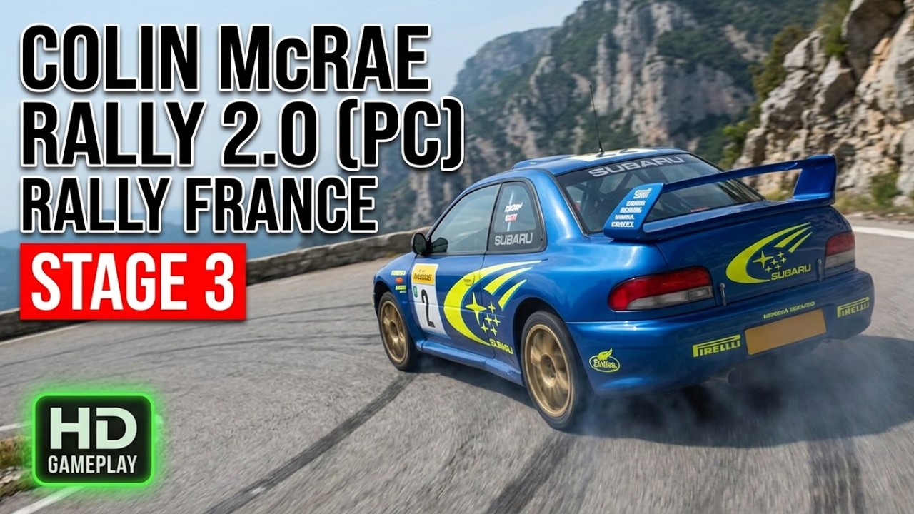 Colin McRae Rally 2.0 [PC] - Rally France - Stage 3 [HD] - YouTube