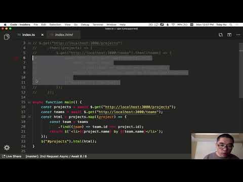 Ajax with Async / Await