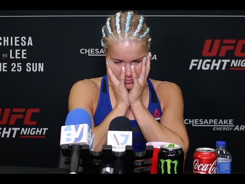 Felice Herrig struggles to hide emotion following big UFC Fight Night