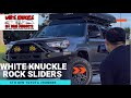 5th Gen 4Runner White Knuckle Rock Slider Extra Strong DOM Bolt On Sliders