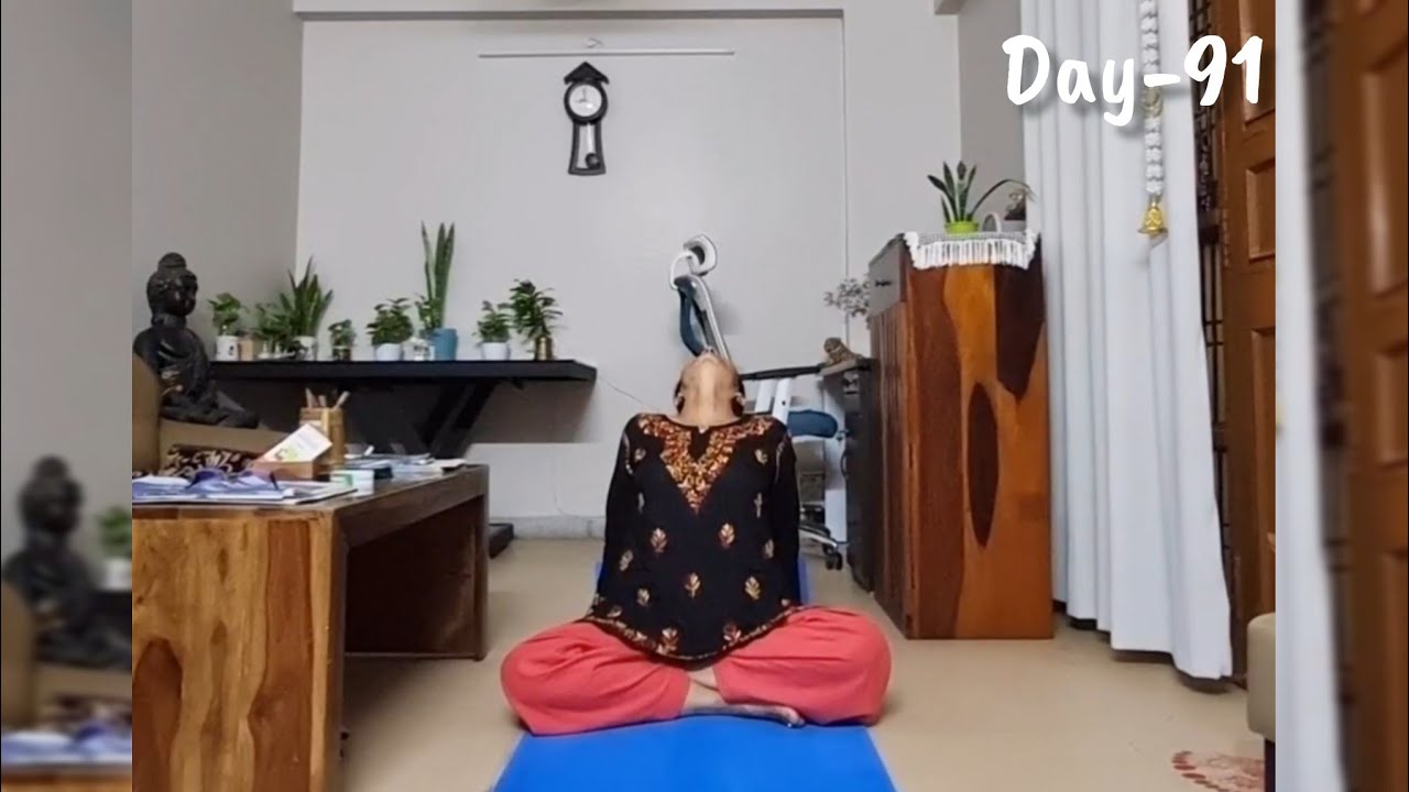 Morning yoga 🧘🏽 Day-91@SubhashYogakro 