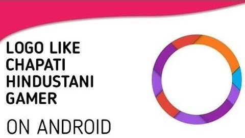 How to make logo like @Chapati Hindustani Gamer