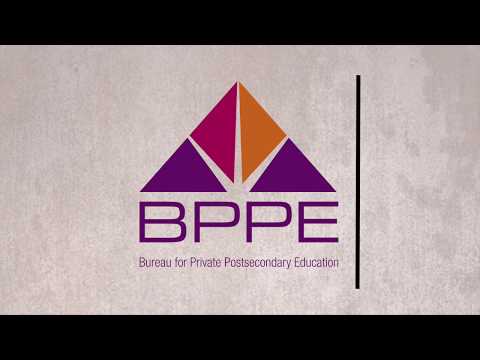 Bureau for Private Postsecondary Education Annual Report Portal Welcome Message