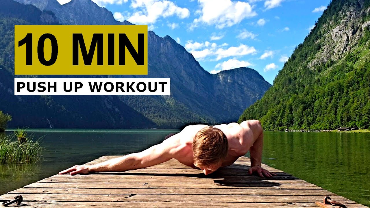 10 MIN PUSH UP WORKOUT - Chest & Triceps // No Equipment 