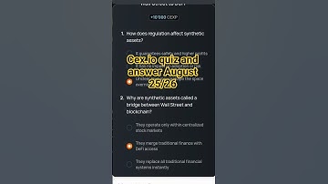 Cex.io quiz and answer August 25/26 2025 #cryptocurrency #bitcoin #crypto #digitalcurrency