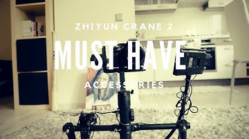 3 MUST HAVE ACCESSORIES for Zhiyun Crane 2 | By Gundars Magone