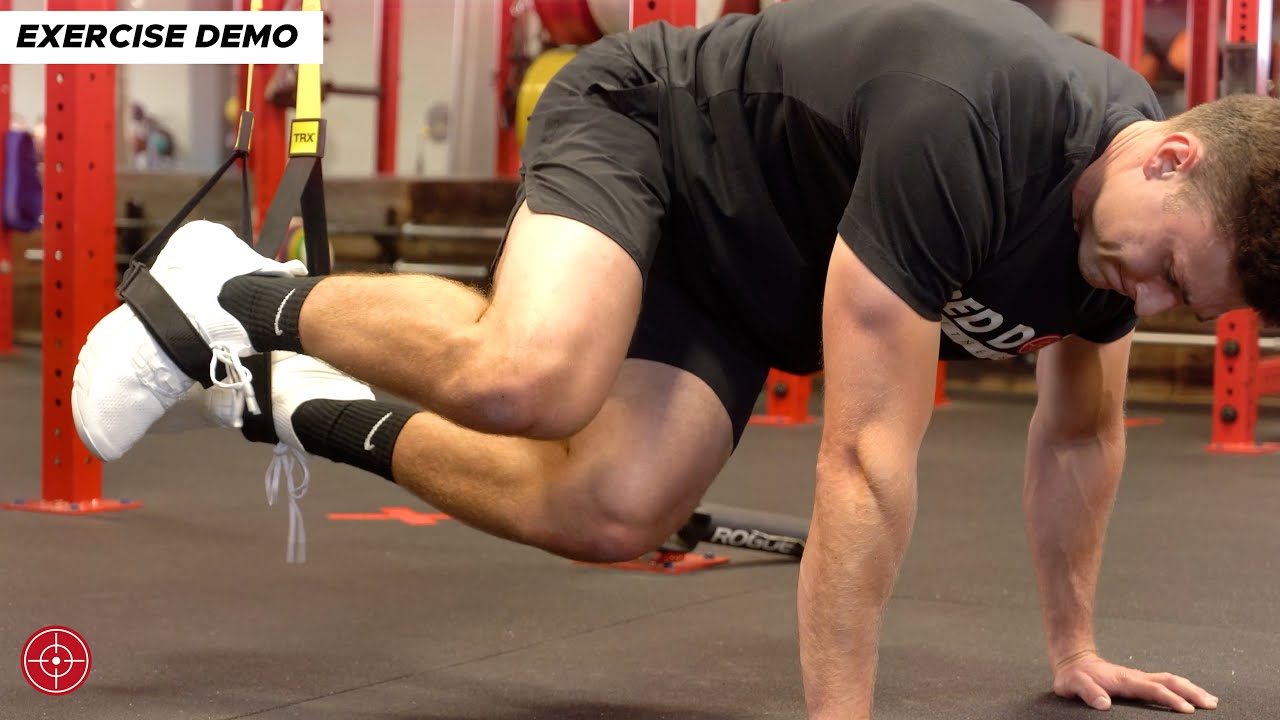 Rotational Knees to Chest Variation with Suspension Trainer | Exercise Demo