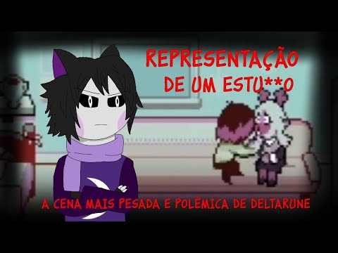 A polêmica cena censurada de deltarune | rota estranha
