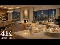 Luxury Apartment On A Peaceful Rainy Night Smooth Jazz For Deep Focus Study Sleep mp3