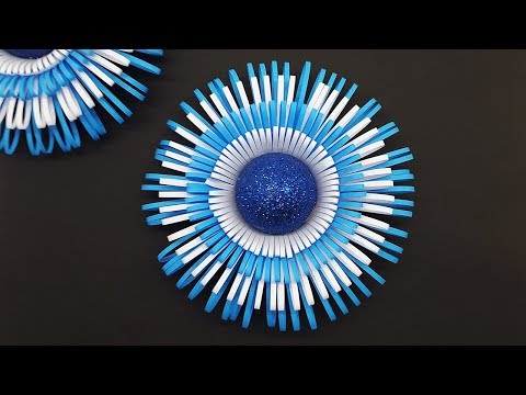Giant Fluffy Paper Flower Center for Large Paper Flowers | Fluffy Paper Flowers