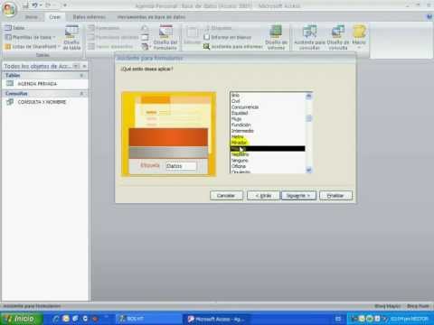 COMO CREAR UNA BASE DE DATOS EN ACCESS PASO III