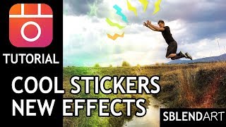 collage maker app | quickly add Stickers and new filters tutorial screenshot 2