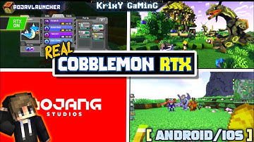 INSTALL COBBLEMON MOD WITH RTX - ANDROID/IOS | REAL COBBLEMON ON POJAVLAUNCHER | 2023 !