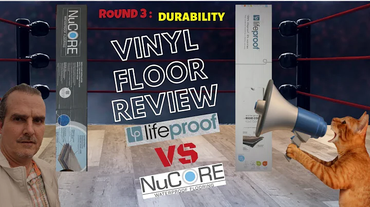 Lifeproof vs Nucore Vinyl Flooring Review - Durability Torture Test for Scratching & Denting - LVP