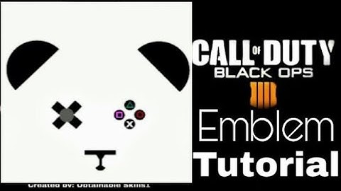 Call of Duty Black Ops 4 Cod Bo4 Emblem Tutorial