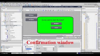 Tia Portal Wincc - How To Create Basic Confirmation Window