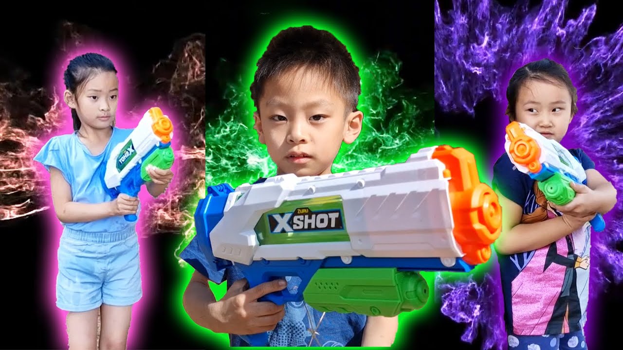 X Shot Fast Fill Water Blaster Kids Pretend Play -Zuru XShot Fast Fill ...