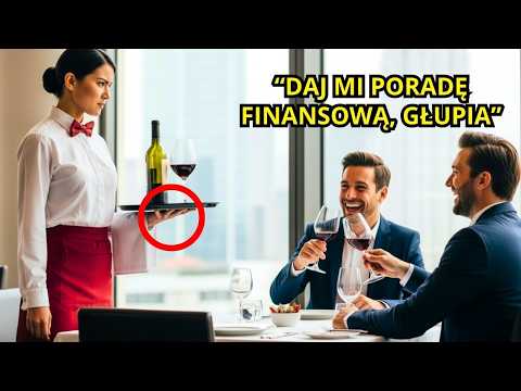MILIONER ZAPYTAŁ KELNERKĘ O PORADĘ FINANSOWĄ DLA ŻARTU    ALE JEJ PIERWSZE SŁOWA ZAMKNĘŁY MU UST