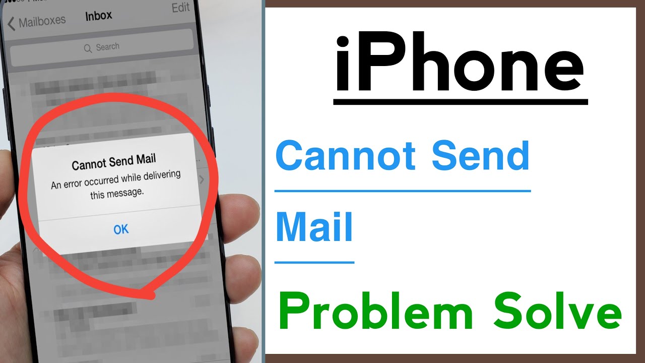 How To Fix Cannot Send Mail An Error Occurred While Delivering This