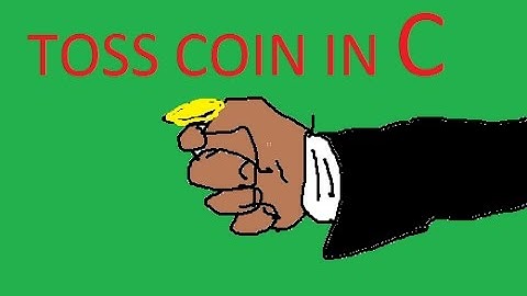 toss coin in C