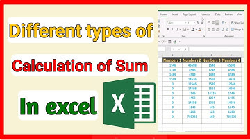 different methods of Sum calculation in kannada|ಕನ್ನಡದಲ್ಲಿ excel